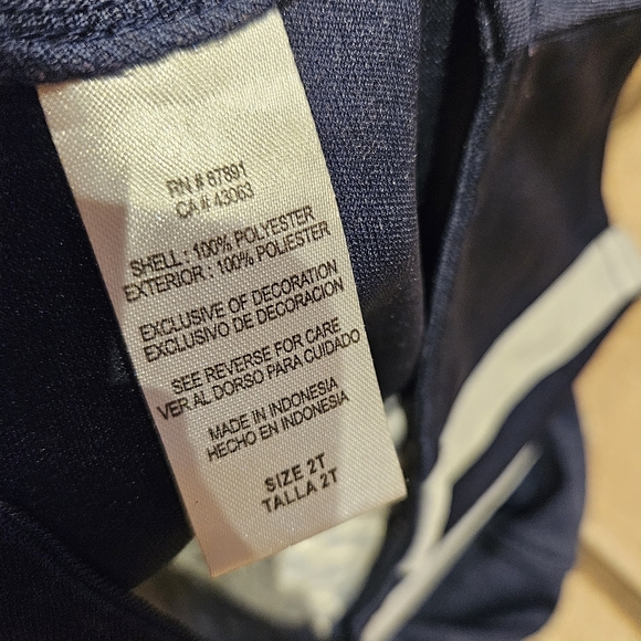 2t Seattle Seahawks Cheerleader Costume Dress Navy Blue & Gray - Picture 6 of 6